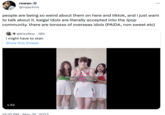 rowan:0 @naachns people are being so weird about them on here and tiktok, and i just want to talk about it. kaigai idols are literally accepted into the Jpop community. there are tonssss of overseas idols (PAIDA, non sweet etc) @kissfew 16h i might have to stan Show this thread 1:52 12:37 PM May 25 2023 We are an idol group based in California TikTok sorb3t.official