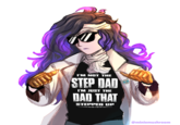 EXANDER HESAB VAR Lif GEME water b Han er OK JONOK I'M NOT THE STEP DAD I'M JUST THE DAD THAT STEPPED UP 23 @miniemushroom