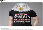 3 John @goatexpert I'M NOT THE ✰✰✰ STEP DAD I'M THE DAD THAT STEPPED UP The New York Times @nytimes. Apr 17 Murphy, a bald eagle at a bird sanctuary in Missouri, had been taking care of a rock. His keepers did not have the heart to separate them. Then when a orphaned eaglet needed a dad, Murphy was ready to step up. nyti.ms/41xJgDv