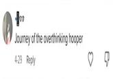 Journey of the overthinking hooper 4-29 Reply