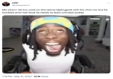 HOF @notxavierrrr Me when I let bro cook on the latina hijabi gyatt with his ohio rizz but he fumbles and I tell blud he needs to learn chinese buddy 7:19 PM . May 31, 2023 12.1K Views •