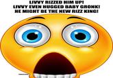 LIVVY RIZZED HIM UP! LIVVY EVEN HUGGED BABY GRONK! HE MIGHT BE THE NEW RIZZ KING! @blinch.feels