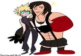 Tifa x Cloud hot yaoi base Translucent Chick