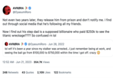 AVRØRA @OyasumiRoro Not even two years later, they release him from prison and don't notify me. I find out through social media that he's following all my friends. Now I find out his step dad is a supposed billionaire who paid $250k to see the titanic wreckage???? So confused rn lol AVRØRA @OyasumiRoro - Jun 28, 2022 lol w-- it's been a year since my stalker was arrested...I just remember being at work, and seeing the bail go from $100,000 to $750,000 within the time I got off. crazy 12:52 AM Jun 21, 2023 354.7K Views 248 Retweets 43 Quotes 2,109 Likes 122 Bookmarks