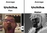 Average Uchiha Fan Average Uchiha Hater