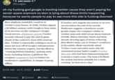 Twitter Disables Public Profiles ARS MARS: @Iucigao oh my f------ god google is booting twitter cause they aren't paying for server space anymore so elon is lying about these limits happening because he wants people to pay to see more this site is f------ doomed More platform instability could be in Twitter's near future. In 2018, Twitter signed a $1 billion contract with Google to host some of its services on the company's Google Cloud servers. Platformer reports Twitter recently refused to pay the search giant ahead of the contract's June 30th renewal date. Twitter is reportedly rushing to move as many services off of Google's infrastructure before the contract expires, but the effort is "running behind schedule," putting some tools, including Smyte, a platform the company acquired in 2018 to bolster its moderation capabilities, in danger of going offline. 8:00 AM - Jul 2, 2023 · 2,147 Views : If Twitter can't migrate the system to its own servers before the end of the month, Platformer suggests a shutdown would greatly impact the company's ability to combat spam and child sexual abuse material (CSAM). Before Saturday, Smyte had been already showing signs of strain, following Elon Musk's deep cuts to Twitter's workforce. In December, Musk reportedly asked Twitter's trust and safety team why the automated system hadn't caught a Twitter Blue user who had been impersonating him to pump a crypto scam. The team told Musk the system had been unstable for a week, crashing "at least once a day." 19 Retweets 2 Quotes 31 Likes 4 Bookmarks