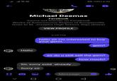 K MY LIFE MY RULLS MY LIFE MY RULES > MY RULES VENTURE Michael Deemax Facebook You're not friends on Facebook Works at Autonomous Region of Bougainville Goes to St. Joseph's High School, Rigu (Kieta) Hello VIEW PROFILE 6:38 PM 10014 6:44 hello sir I'm interested to buy your germ Sir, sorry sold already ... Sorry sir sir do u still sell the gem? how much? Message gem*