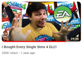 SIMS4 GET FAMOUS SI CATS GAME CHUS MS EA I Bought Every Single Sims 4 DLC! 530K views • 1 year ago MARS TO BATUU ONS 29:30