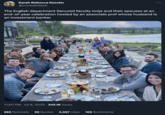 Sarah Rebecca Kessler @moveablejaw The English department (tenured faculty only) and their spouses at an end-of-year celebration hosted by an associate prof whose husband is an investment banker FEES Aff SOUTH F 11:50 PM. Jul 8, 2023 · 345.1K Views RECZER 282 Retweets 59 Quotes 5,967 Likes 105 Bookmarks கட்