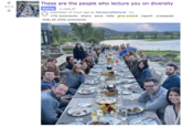 913 These are the people who lecture you on diversity Meme (i.redd.it) submitted 15 hours ago by Delusional Rational O 176 comments share save hide give award report crosspost hide all child comments tri Seven F ECZE 04