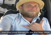 Just tried urine therapy for the first time. Wove