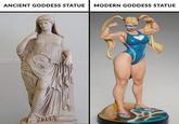 ANCIENT GODDESS STATUE MODERN GODDESS STATUE VILLANI VANT JESTA