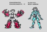 도 EXAGGERATED ENHANCEMENTS or 72 SLICK FULL BODY ARMOR