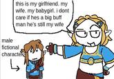 this is my girlfriend. my wife. my babygirl. i dont care if hes a big buff man he's still my wife male fictional characte ↳