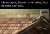 Me escaping heaven after telling God he can't beat goku IG: ULTIMATE FLEXXX