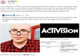 maddy @fyridk not a big fan of how ppl are taking activisions side on this. yea guys lets side with the corporation that sexually harasses its female employees because now theyre going against the dude who gave kanye a 6 Kurrco @Kurrco - 15h Anthony Fantano is being sued by Activision who claim he's "misusing" IP laws by demanding payment for their use of his viral "enough slices" audio on TikTok 8:56 PM - Jul 25, 2023-381.5K Views ACTIVISION UNITED STATES DISTRICT COURI CENTRAL DISTRICT OF CALIFORNIA ... ACTIVISION PUBLISHING, INC., a California Corporation. Plaintiff ANTHONY FANTANO, an individual, Defendant CASE NO. 2:23-cv-05989 COMPLAINT FOR: 1) DECLARATORY JUDGMENT OF NON-VIOLATION OF LANHAM ACT (15 U.S.C. § 1125(a)) 2) DECLARATORY JUDGMENT OF NON-VIOLATION OF RIGHTS OF PUBLICITY