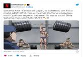 netflixbrasil @NetflixBrasil Follow N Saitama AKA "Careca de Capa", vc construiu um fisico muito AESTHETIC, não é mesmo? Como vc conseguiu isso? Qual seu segredo Saitama? Vc usa o suco? Seria Saitama mais um FAKE NATTY?! 4:09 PM Jul 18, 2023 8.4K Reply ↑ Share 0