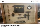 OFM #881 New Testament BIBLE KJV t artic T Holn VAMPIRE SLAYER KIT IN CASE OF EMERGENCY BREAK GLASS vampire hunter kit $100 Q ..