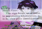 serial disappointments lain M Y Stage Four: The sign bears no relation to any reality whatsoever, it is its own pure simulacrum. these are the perks of being bimbopilled, shinjt