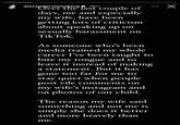 alexanderwennberg 16m of days, me and especially my wife, have been getting lots of criticism about speaking up on sexually harassment on Tik Tok. As someone who's been media trained my whole career I've been taught to bite my tongue and to leave it instead of making a statement. But it has gone too far for me to stay quiet when people post vile comments on my wife's instagram and on photos of our child. The reason my wife said something and not me is simply she does it better and more bravely than me. X
