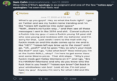 Sam Cahn @samcahnruns Jun 17, 2020 Wow Chris D'Elia's apology is so poignant and one of the few "notes app" apologies I've seen that feels real Notes June 17, 2020 at 8:38 AM What's up you guys? Hey so what the f--- right? I get on Twitter and see my f----- name trending and I'm like *raises left eyebrow into outer space* "NAH...there's no f----- way..." and then see all these messages I sent in like 2014 and s---. Cancel culture is a f----- trip my guy-I was a f----- young 34 year old who was young and reckless with my behavior and I'm sorry for that. Last week I went to the mall with my f----- mask on and this dude comes up to me and is like "HEY." *raises left eye brow up to the moon* and I go, "Uh...yeah?" and he goes "Hey so why's your mask like that?" and I go, "Like what bro?" Now mind you I'm at the f----- MALL, okay? I'm here to get some Vans and some Sbarro pizza. That s--- slaps. "Why's your f----- mask got Hailey Montana on it?" and I go, "Bro it's HANNAH Montana and why do you know who the f--- that is you freak?" *raises eye brow* Get back in your windowless van bro! Look at me, I'm not your type my guy! Anyway I'm sorry for what I did and life rips 28 1 92 Done 2,169 3 ↑