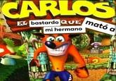Edit of a <i>Carlos, el topo que gira</i> image (a fake localization of <i>Crash Bandicoot</i> for the European Spanish market) that references the song <a href="https://www.youtube.com/watch?v=sq6oc066w14"><i>Es Épico</i> by Canserbero</a>, a hip hop artist with a tragic fate.