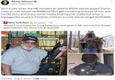 D Benny Johnson @bennyjohnson Isn't it odd when the FBI murders an elderly 300lb handicapped Trump voter in cold-blood we IMMEDIATELY get menacing pictures of him and his life story and every social media post he ever made but when a transgender murders Christian children in cold-blood we get NOTHING New York Post @nypost. 12h Armed Trump supporter Craig Robertson shot dead in FBI raid linked to threats against Biden, top Dems trib.al/3kpj009 STEEL WORKS IN 9:57 PM - Aug 9, 2023 1.2M Views : 1114M