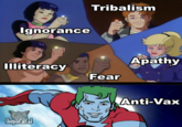 Ignorance Illiteracy Skeptical Ca Tribalism Fear Apathy Anti-Vax