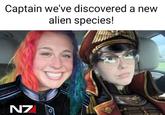 Captain we've discovered a new alien species! NZ