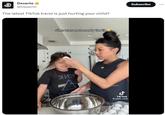 Dexerto @Dexerto The latest TikTok trend is just hurting your child? H She was not ready for it ХИ19 A asmi roah Tik Tok asmr_roah Subscribe