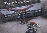 The microwave 0330 Stopping the timer a 0:01 O @mrjapaneseman Everyone sleeping at 3AM