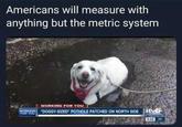 Americans will measure with anything but the metric system WORKING FOR YOU WORKING "DOGGY-SIZED" POTHOLE PATCHED ON NORTH SIDE rtv6 FOR YOU Veliel 6:05 71