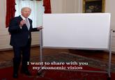 I want to share with you my economic vision
