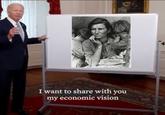 I want to share with you my economic vision
