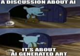 A DISCUSSION ABOUT AI imgflip.com IT'S ABOUT AI GENERATED ART