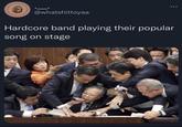 @whatshittoyaa ... band playing their popular song on stage