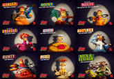 Chicken Run 2 Posters GINGER THE WING LEADER CHICKEN RUN DAWN NUGGET Introducing FRIZZLE THE WILD CARD komm CHICKEN RUN DAWN NUGGET BUNTY THE MUSCLE k CHICKEN RUN DAWN=NUGGET ATT 8 OP-SUCKER N N N ROCKY THE LONE FREE RANGER CHICKEN RUN DAWN NUGGET BABS THE WOOL SPECIALIST S CHICKEN RUN DAWN NUGGET MAC THE BRAINS ka CHICKEN RUN DAWN NUGGET Introducing MOLLY THE CHICK OFF THE OLD BLOCK N N N S CHICKEN DAWN NUGGET FOWLER THE GETAWAY MAN S CHICKEN DAWN NUGGET NICK & FETCHER THE SCROUNGERS CHICKEN DAWN NUGGET 8 Nowo N N N