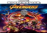 Chicken Run 2 Parody Poster imgflip.com NOBODY: MY BRAIN AT 1 AM: MARVEL STUDIOS AVENGERS CHICKEN WAR 2018 MARVEL