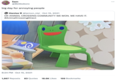 liam @8bitkokoro big day for annoying people Denise @lemon_nisi Oct 15, 2021 OK ANIMAL CROSSING COMMUNITY WE WON. WE HAVE IT. #Animal Crossing Direct HOO 8:24 PM Oct 15, 2021 1,867 Reposts 83 Quotes 18.6K Likes 199 Bookmarks :