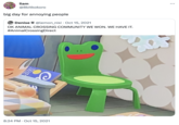 liam @8bitkokoro big day for annoying people Denise M @lemon_nisi Oct 15, 2021 OK ANIMAL CROSSING COMMUNITY WE WON. WE HAVE IT. #Animal Crossing Direct 8:24 PM Oct 15, 2021 :