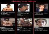 The GymCel Choose your fighter The TrueCel Powers: .Disproves all normie platitudes Just by existing. .Chads can't bully him .Can lift your spirits The BrazilianCel Powers: .Lack of a job allows him to spend 19 hours online a day .Can store soy in his fat rolls Is an expert on child grooming techniques Powers: .Can ruin a woman's day on sight. .Hopelessness makes him fearless .Does not care about social conventions The Manlet Powers: .Hulk rage .Being short makes his penis look bigger .Can save money on clothes by wearing his childhood outfits The Mental"Cel" Powers: .Mogs incels into oblivion Is able to get tinder matches Autism telekinesis. The incel Powers: unmemorable and unexceptional in every way Invisible to women. .The carrier of the BlackPill™