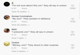 88 98 240 25 Grim stacks 10 "I'm not sure about this unc" they all say in unison 8-29 Reply View 10 replies George Cunningham "No unc!" They exclaim in defiance 8-29 Reply View 26 replies V WES! "I presume unc"" they all say in unison 8-29 Reply View 1 reply ✓ Chally0 "Blimey, unc!" They shout in utter surprise. 8-29 Reply View 3 replies 2980 1938 ♡ 874 137
