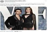 Internet Freedom Foundation (IFF) @internetfreedom Sophie Turner was tired of Joe Jonas opting for DigiYatra every time they had to travel, TMZ reports. 8:54 AM . Sep 8, 2023 140.9K Views ...