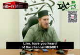 TRANSCRIBED BY TRANSCRIBED BY MEMRI TV MEMRI میسری 3 PE HUME ryc Like, have you heard of the channel MEMRI? اد این است RE ISLAMIC YOUTH CENTRE MEMRI | ميمري |