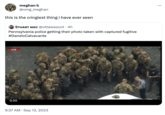 meghan b @omg_meghan this is the cringiest thing i have ever seen STUART MAC @ottawascot 4h Pennsylvania police getting their photo taken with captured fugitive #DaneloCalvacante LIVE 0:20 9:37 AM - Sep 13, 2023 . :