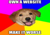 OWN A WEBSITE MAKE IT WORSE