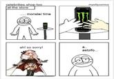 celebrities shop too at the store ..... monster time ah! so sorry! mysillycomics a.. astolfo...