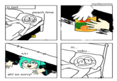 in bed ah! so sorry! peach time m... Monte miku... mysillycomics