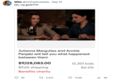 @michaelcollado Sep 14 Mike Oh, my god!?!?!! Julianna Margulies and Archie Panjabi will tell you what happened between them $9,128,083.00 $9.65 shipping Benefits charity 93 1 2,047 12,301 bids 8d 21h 13.6K 1M