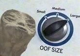 Small Medium OOF SIZE Large